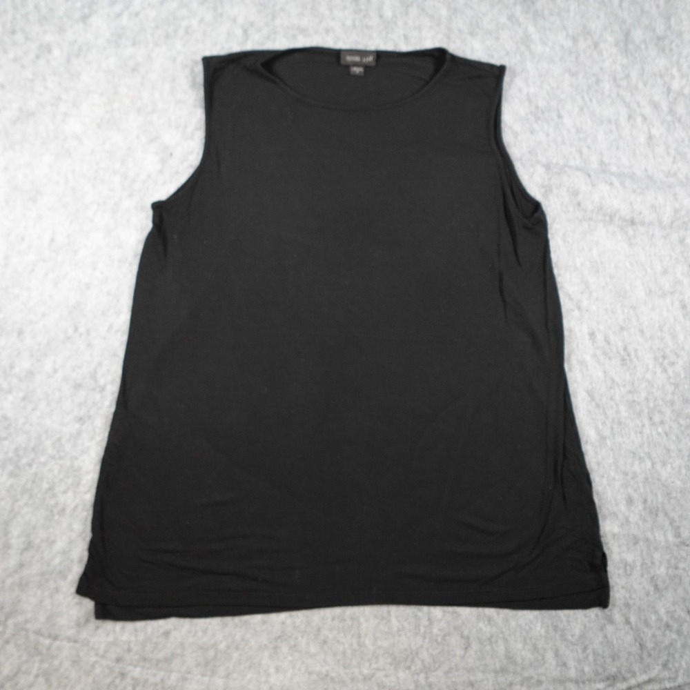 J Jill Top Women Medium Black Wearever Collection Sleeveless Rayon Spandex Knit
